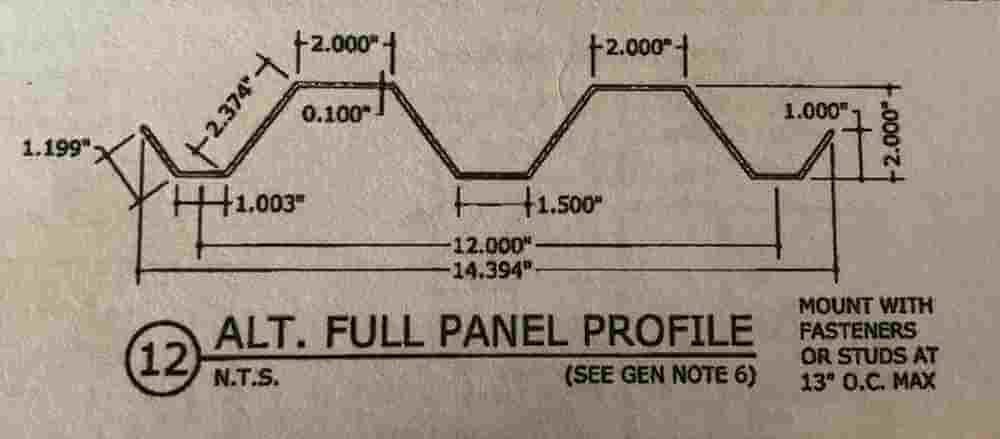 clear panel engineering specs